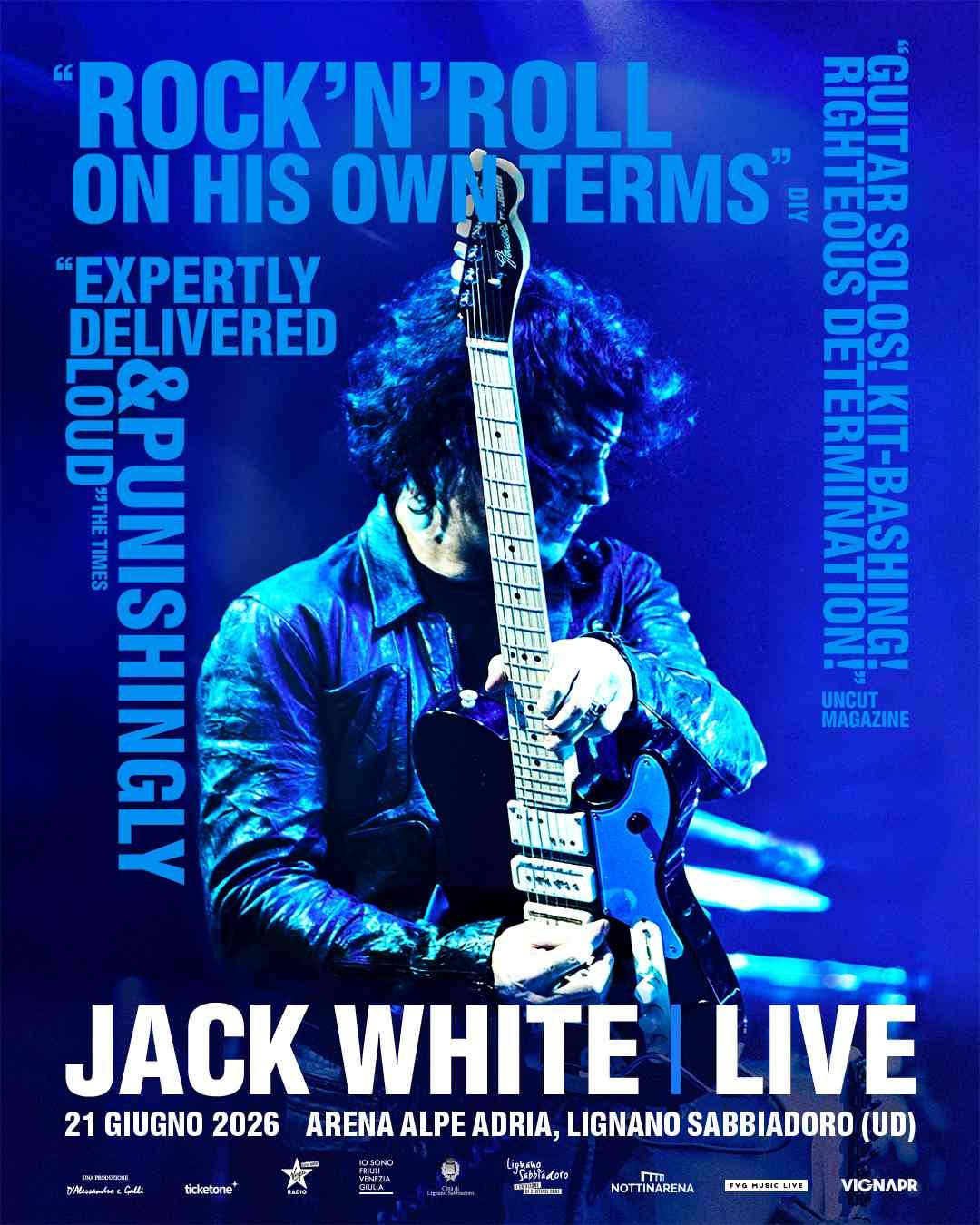 jack white tour 2026 italia